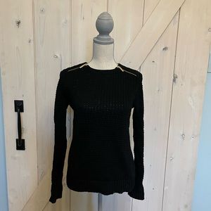 Michael Kors Gold Zipper Sweater
